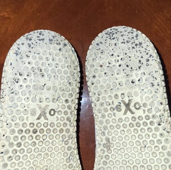 OXS Mens Leather & Nylon Upper Real Rubber Sole Sneakers MADE IN ITALY Size 8.5 - Picture 10 of 10